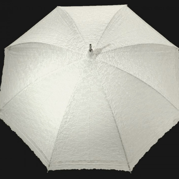 Dáždnik svadobný - krémový
