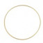 Kovový kruh na lapač snov/dekorovanie - Ø 20cm - Zlatá