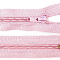 Zips vetrovkový, špirálový - UH - 30 cm - Ružová svetlá 133