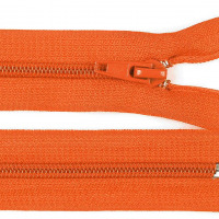 Zips vetrovkový, špirálový - UH - 30 cm - Oranžová 158