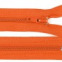 Zips vetrovkový, špirálový - UH - 30 cm - Oranžová 158