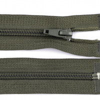 Zips vetrovkový, špirálový - UH - 30 cm - Zelená olivová 327