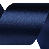 Atlasová stuha šírky 40 mm - zväzok po 5 m - Modrá tmavá 153