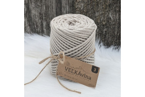 Špagát VEĽKÁvlna 3mm - Ľan