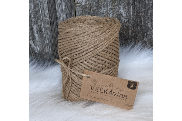 Špagát VEĽKÁvlna 3mm - Pieskovec
