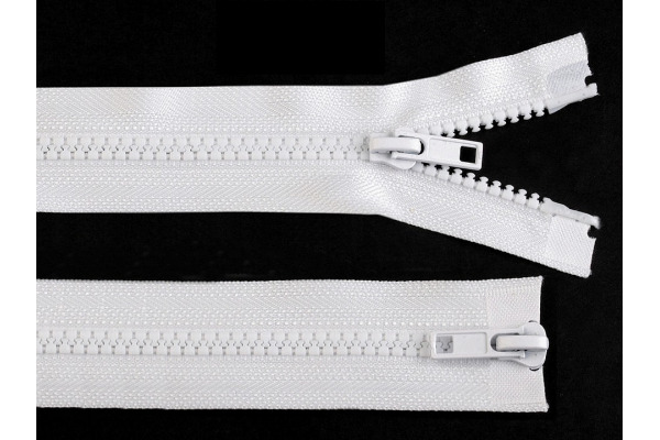 Zips vetrovkový, kosticový 5 mm - UH - dvojcestný 2 jazdce/ 100 cm