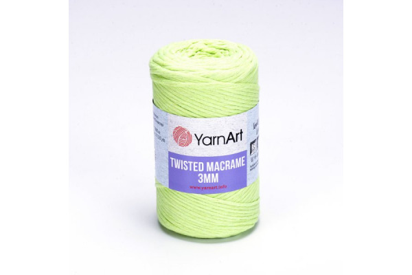 Twisted Macrame 3mm - 755 svetlozelená