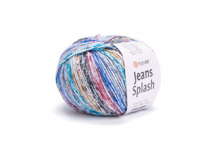 Jeans Splash 942 - Modrá-červená-čierna