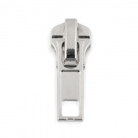 Bežec na kovový zips - šírka 5mm - Nikel