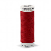Niť  elastická - Amann - návin 130m - Červená 0504