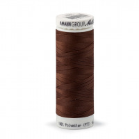Niť  elastická - Amann - návin 130m - Hnedá 0975