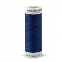 Niť  elastická - Amann - návin 130m - Modrá kobaltová
