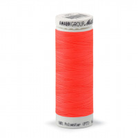 Niť  elastická - Amann - návin 130m - Oranžová reflexná