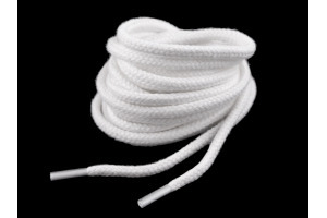 Šnúrky bavlnené do topánok, tenisiek, mikín 120 cm