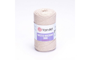 Twisted Macrame 3mm - 753 béžová