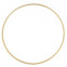 Kovový kruh na lapač snov/dekorovanie - Ø 30cm - Zlatá 02