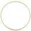 Kovový kruh na lapač snov/dekorovanie - Ø 25 cm - Zlatá 02