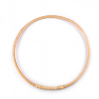 Bambusový kruh - lapač snov  - Ø 25 cm - Svetlý