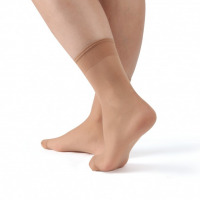 Dámske ponožky NAPOLO 230 - 20 DEN - Svetlotelová - veľkosť 25-27
