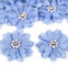Kvet s korálikmi  Ø 50 mm - Modrá