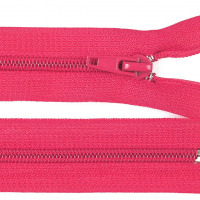 Zips vetrovkový, špirálový - UH - 50 cm - Malinová 145