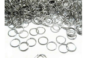 Krúžok spojovací Ø8 mm jednoradý - Platina