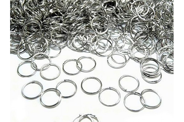 Krúžok spojovací Ø8 mm jednoradý / Krúžok spojovací Ø8 mm jednoradý - Platina