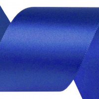 Atlasová stuha šírky 40 mm - zväzok po 5 m - Modrá kráľovská