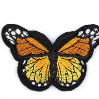 Nažehlovačka - Motýľ - Oranžovožltá
