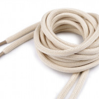 Šnúrky do topánok, tenisiek, mikín 130 cm - Režná