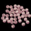 Plastové korálky perleťové - Ø10 mm - Ružová