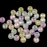 Plastové korálky perleťové - Ø10 mm - Mix