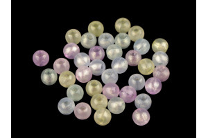 Plastové korálky perleťové - Ø10 mm