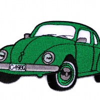 Nažehlovačka - auto - Zelená 64