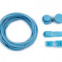 Reflexné elastické šnúrky 120 cm - Modrá svetlá