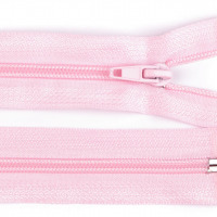 Zips vetrovkový, špirálový - UH -  45 cm - Ružová svetlá 133