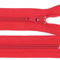 Zips vetrovkový, špirálový - UH - 65 cm - Červená 148
