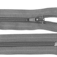 Zips vetrovkový, špirálový - UH - 60 cm - Šedá oceľová 319