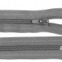 Zips vetrovkový, špirálový - UH - 60 cm - Šedá oceľová 319