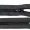 Zips vetrovkový, špirálový - UH - 65 cm - Čierna 332