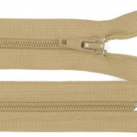 Zips vetrovkový, špirálový - UH - 35 cm - Hnedá prírodná 308