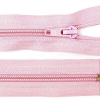 Zips vetrovkový, špirálový - UH - 35 cm - Ružová svetlá 133
