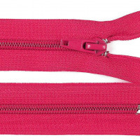 Zips vetrovkový, špirálový - UH - 35 cm - Malinová 145