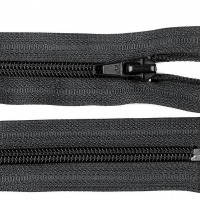 Zips vetrovkový, špirálový - UH - 35 cm - Čierna 332