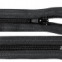 Zips vetrovkový, špirálový - UH - 30 cm - Čierna 332