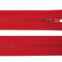 Zips vetrovkový, kosticový - UH - 30 cm - Červená 148