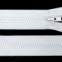Zips vetrovkový, kosticový - UH - 30 cm - Biela