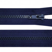 Zips vetrovkový, kosticový - UH - 30 cm - Modrá tmavá 330