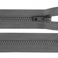 Zips vetrovkový, kosticový - UH - 30 cm - Šedá oceľová 319
