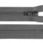 Zips vetrovkový, kosticový - UH - 30 cm - Šedá oceľová 319